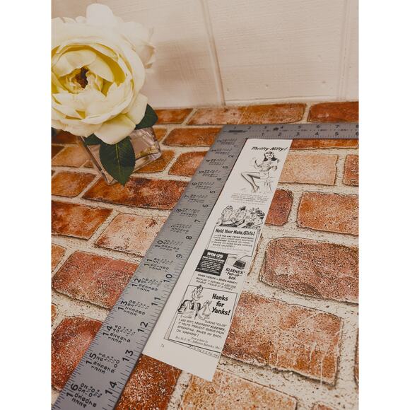 1942 Kleenex "Thrifty Nifty!" Sexy Pinup‎ Lady Drawing WWII Era Vtg Print Ad - Picture 6 of 6